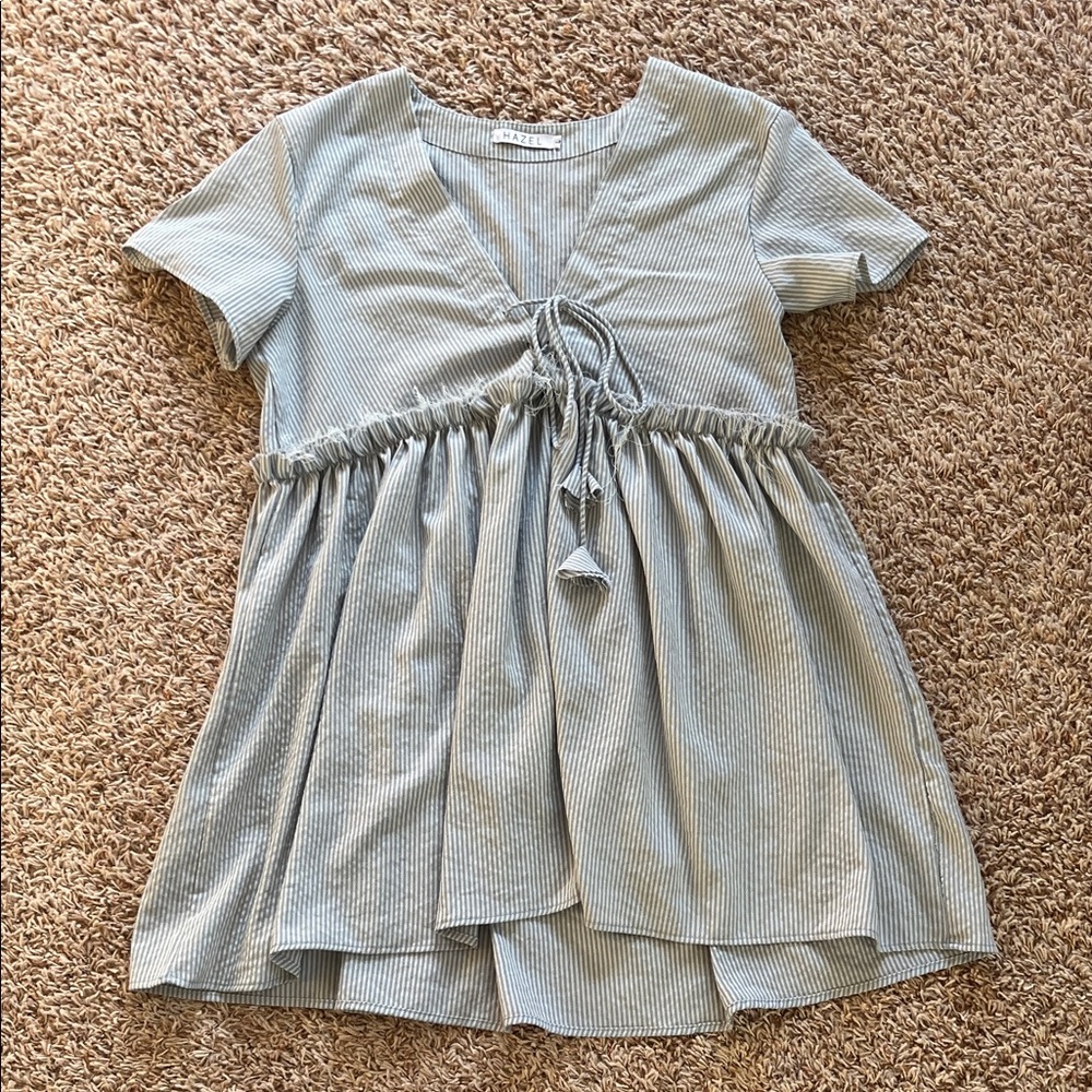 Princess Polly Tie Front Summer Dress☀️